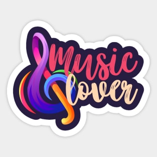 Music lover art Sticker